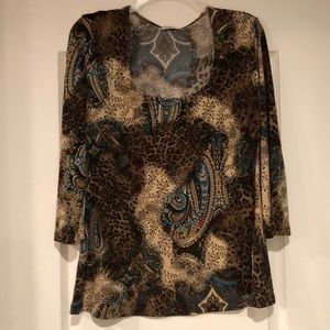 3/4 sleeve blouse